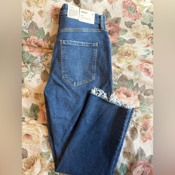 Agolde Riley High Rise Crop - Picture 4 of 6